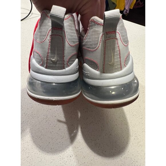 Nike Air Max 270 React SP White‎ Flash Crimson Sneakers CQ6549-100 - Size 10 main image 6